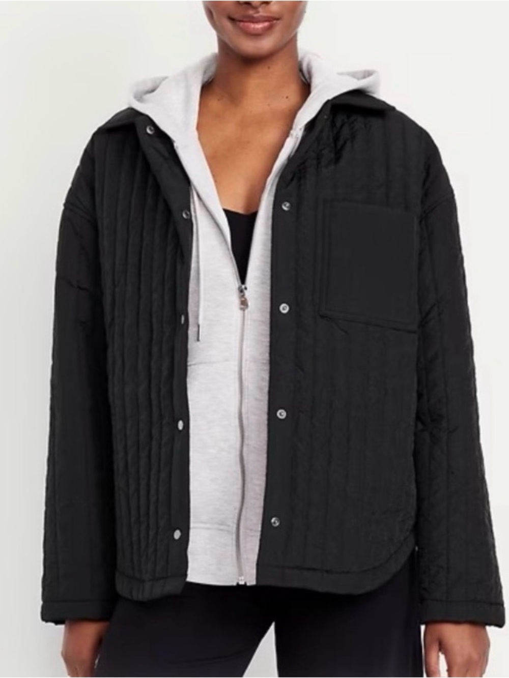 NWOT Oversized Quilted Water Resistant Jacket